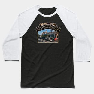 LMS Royal Scot and Nameplate Baseball T-Shirt